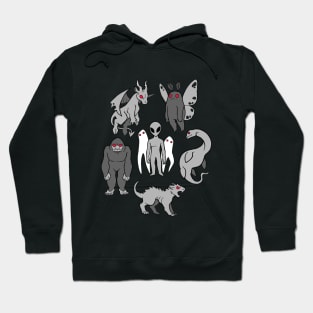 Creepy but cute cryptids Hoodie